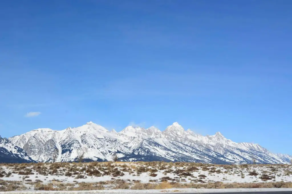 View of the Tetons from Jackson Hole