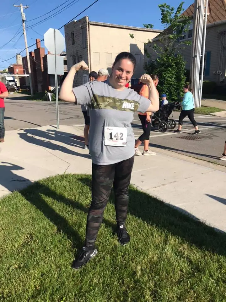 A HUGE milestone was to run a 5k