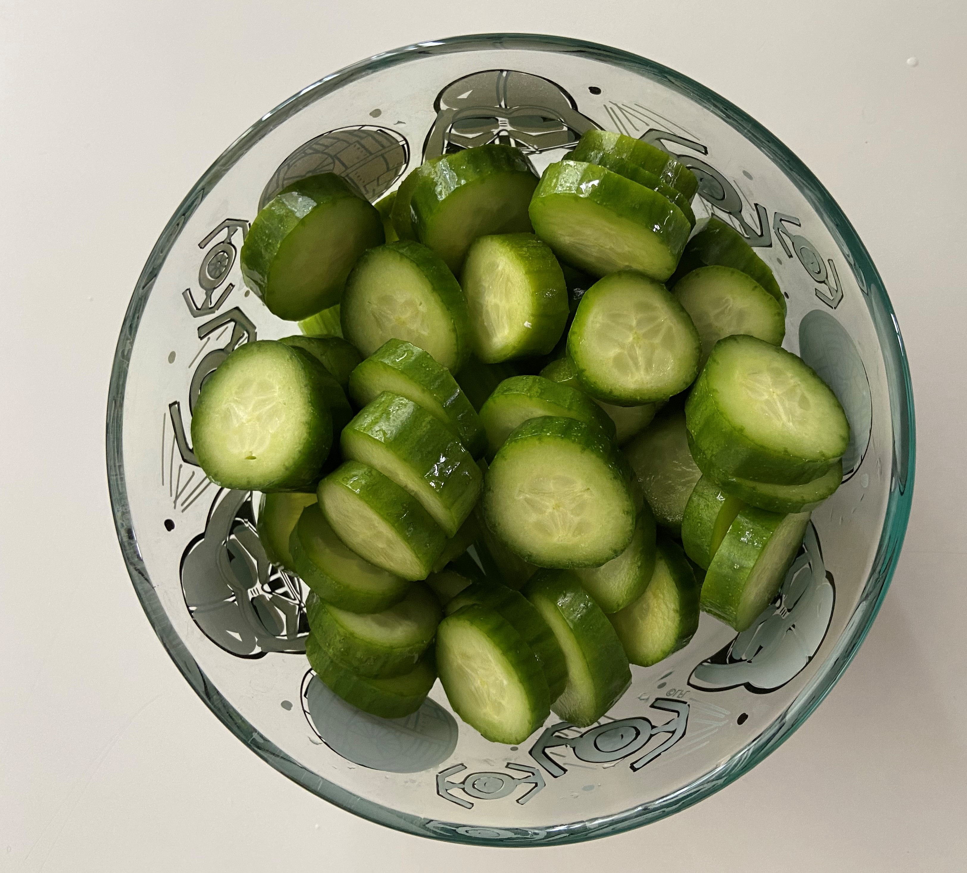 Cucumber Whole30 snack.