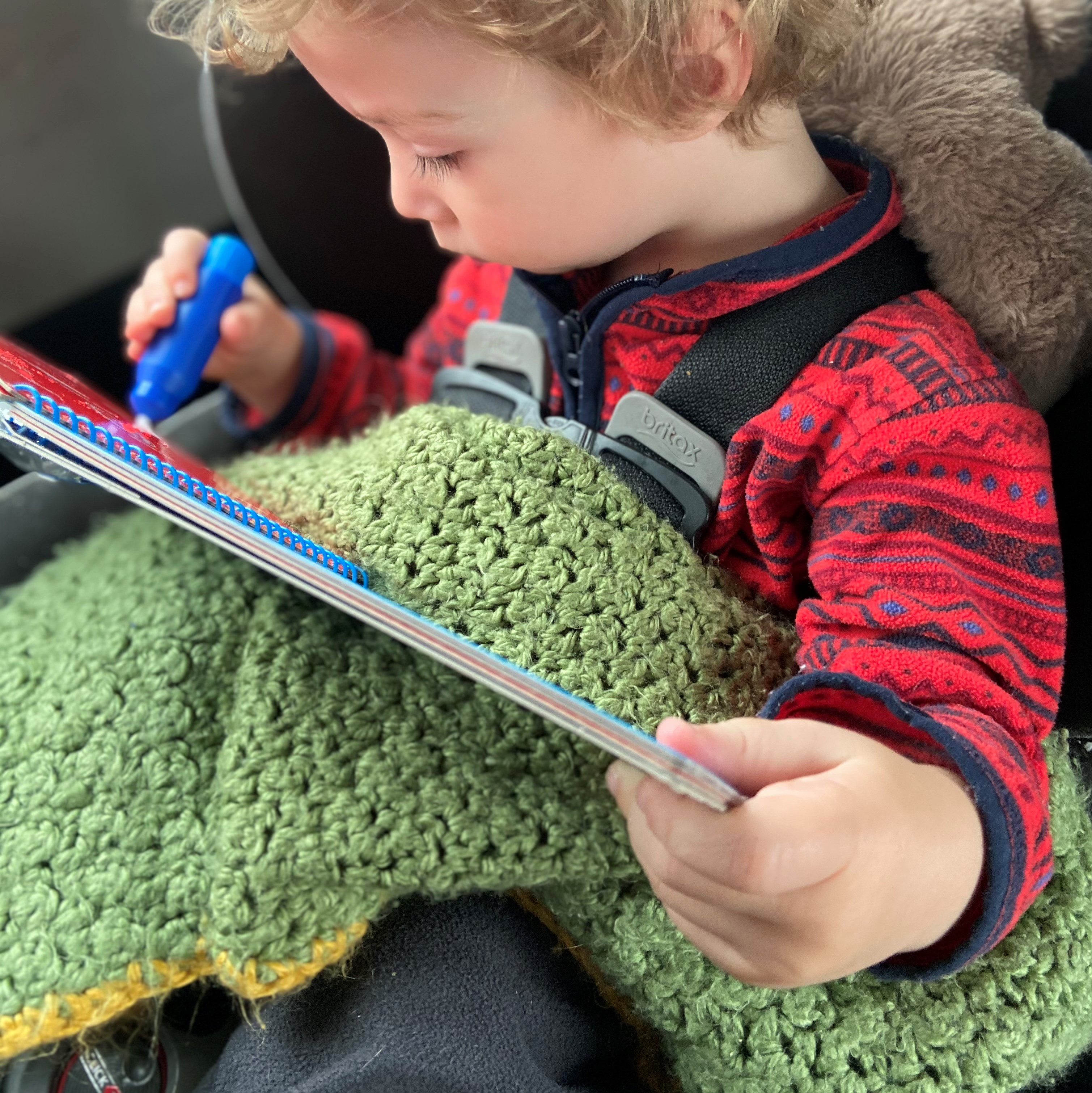 Even my youngest loves Water Wow books for road trips. 