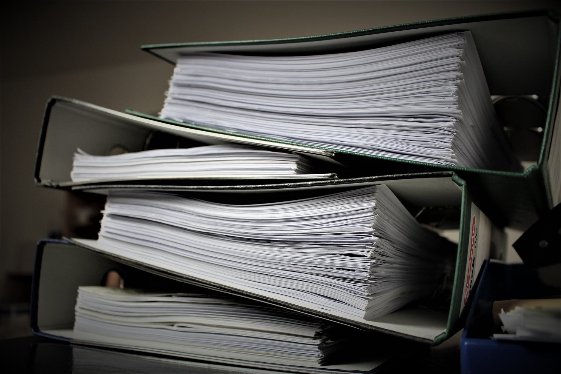 stack of paperwork