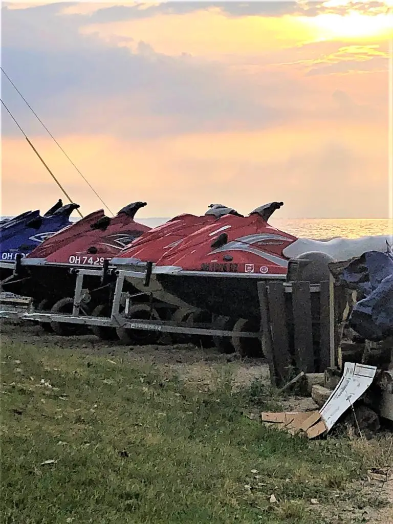 Jet Skis at camp