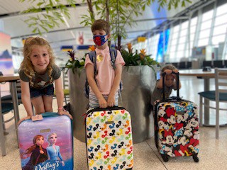 Carry ons for flying with kids. One of our favorite gifts for travel with kids.