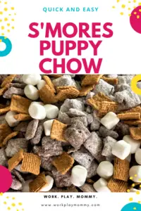 S'mores puppy chow. Pin