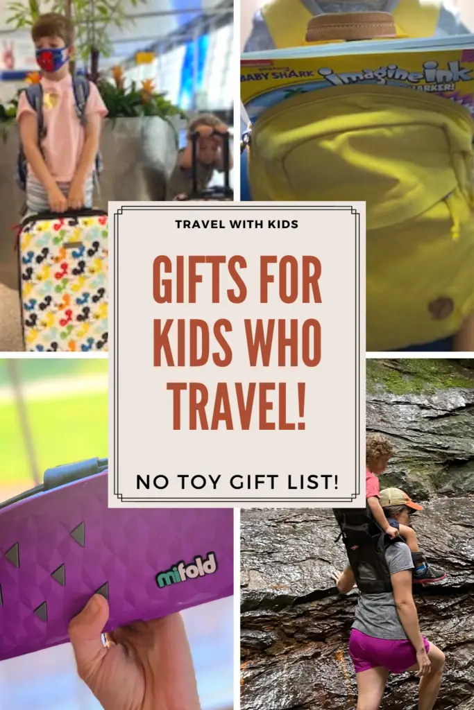 Gifts for Kids who Travel. Pin