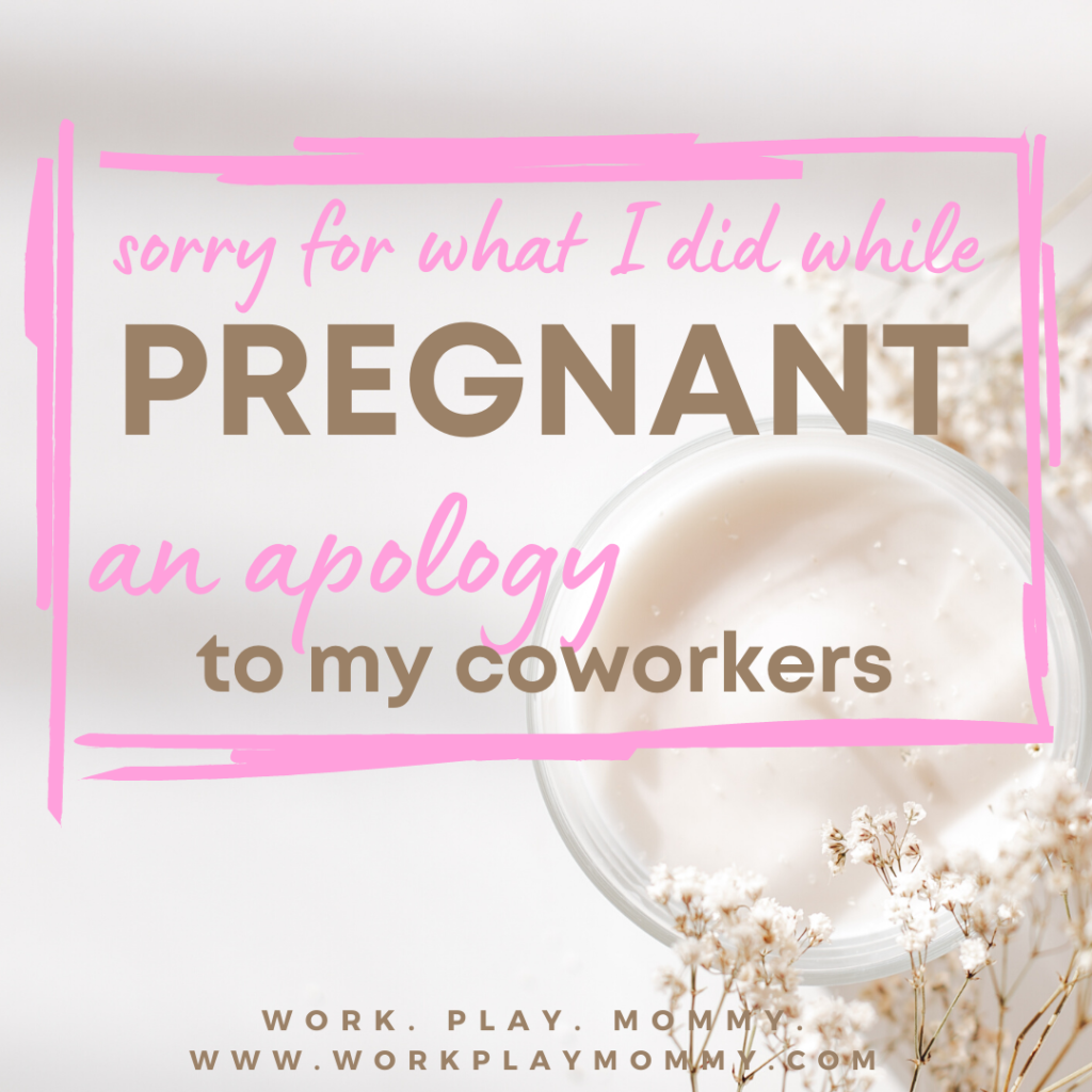 Pregnant Apology
