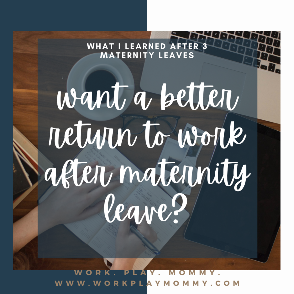 work after maternity leave