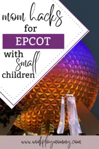 Mom Hacks for Epcot with Small Children