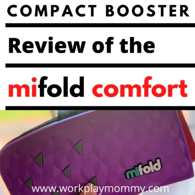 MIFOLD COMFORT REVIEW: COMPACT BOOSTER SEAT SOLUTION!