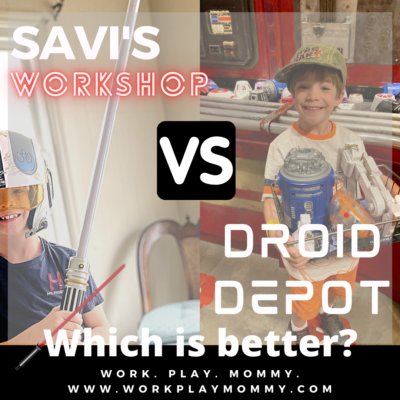 Savi’s Workshop vs. Droid Depot: Build a Lightsaber or Build a Droid at Disney World?