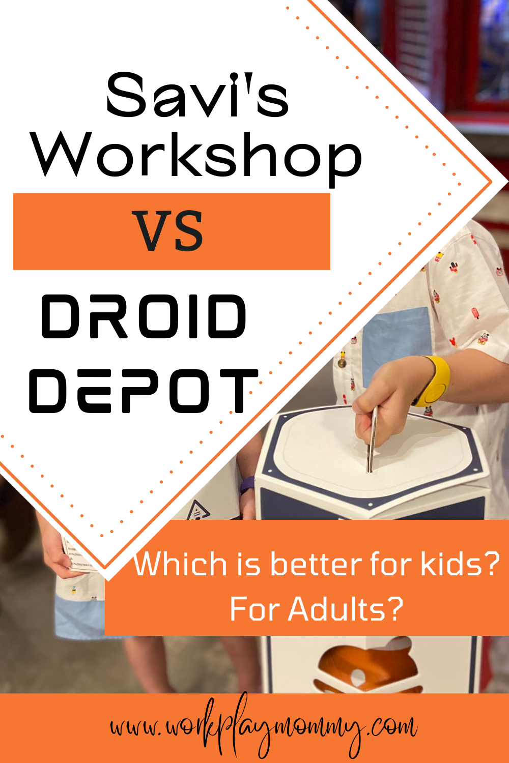 Lightsaber or droid at Disney World