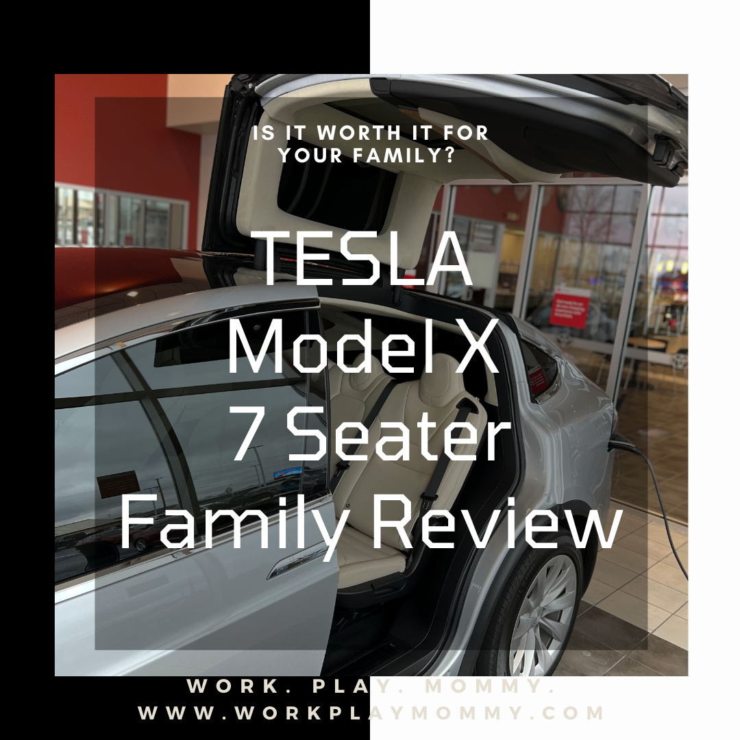 Tesla is for FAMILIES! Tesla Model X 7 Seater Work. Play. Mommy.