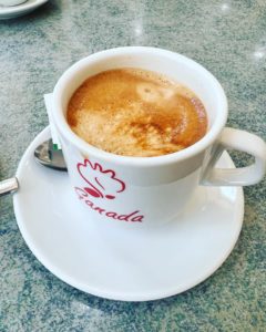 Cafe con Leche in Granada, Spain