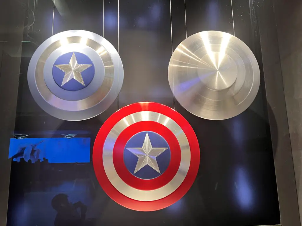 Captain America's shields at Hotel New York, Disneyland Paris
