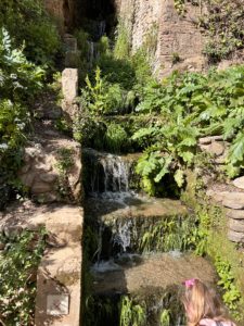 Granada, Spain waterfall