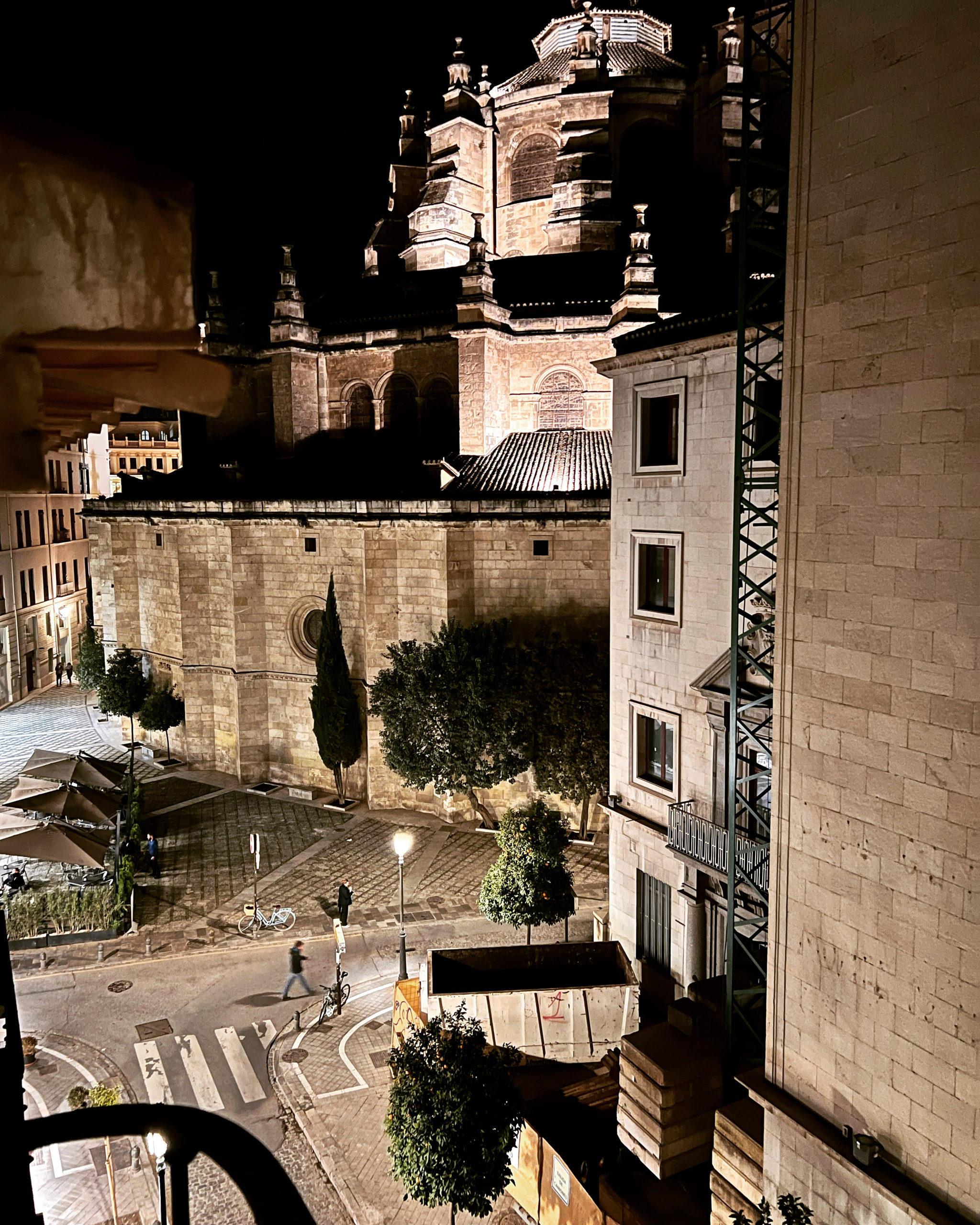 Night views of the Granada, Cathedral