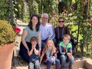 Our family with Miriam of Miriam Tourist Guide