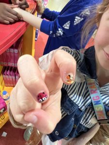 Nail art at Hamleys Toy Store