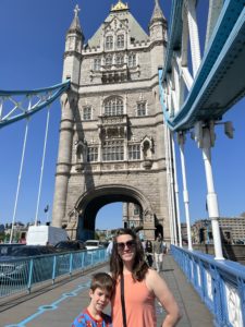Tower Bridge in London with Kids