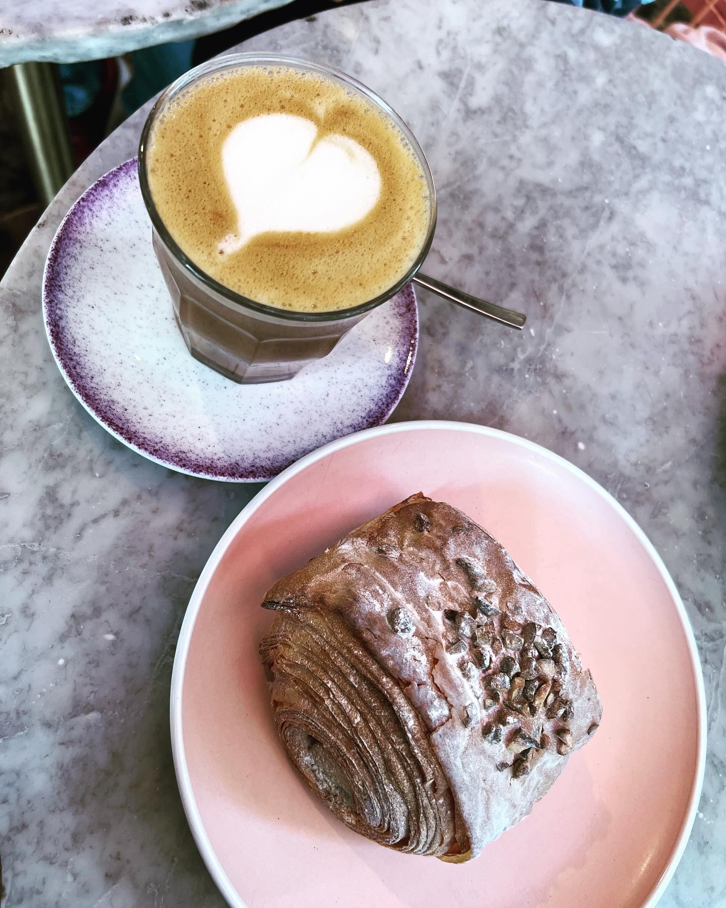 Coffee and pastries from EL&N Cafe