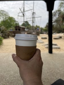 Cup of coffee at Princess Diana Memorial Playground