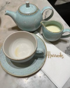 Tiffany Blue Crockery at Harrods