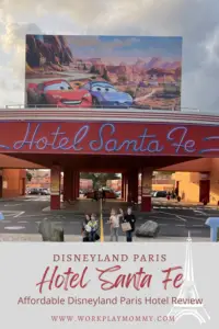 Disneyland Paris Hotel Santa Fe review text pin