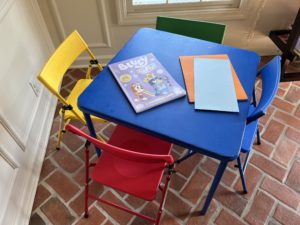Bluey Party Craft Table