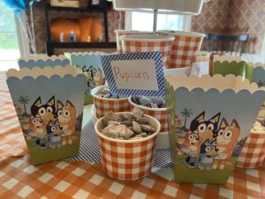 dog themed bluey party food