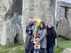 Family at Stonehenge