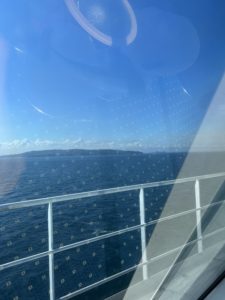 View of water from ferry