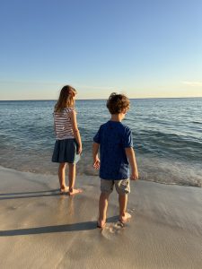 Panama City Beach Kids at water edge