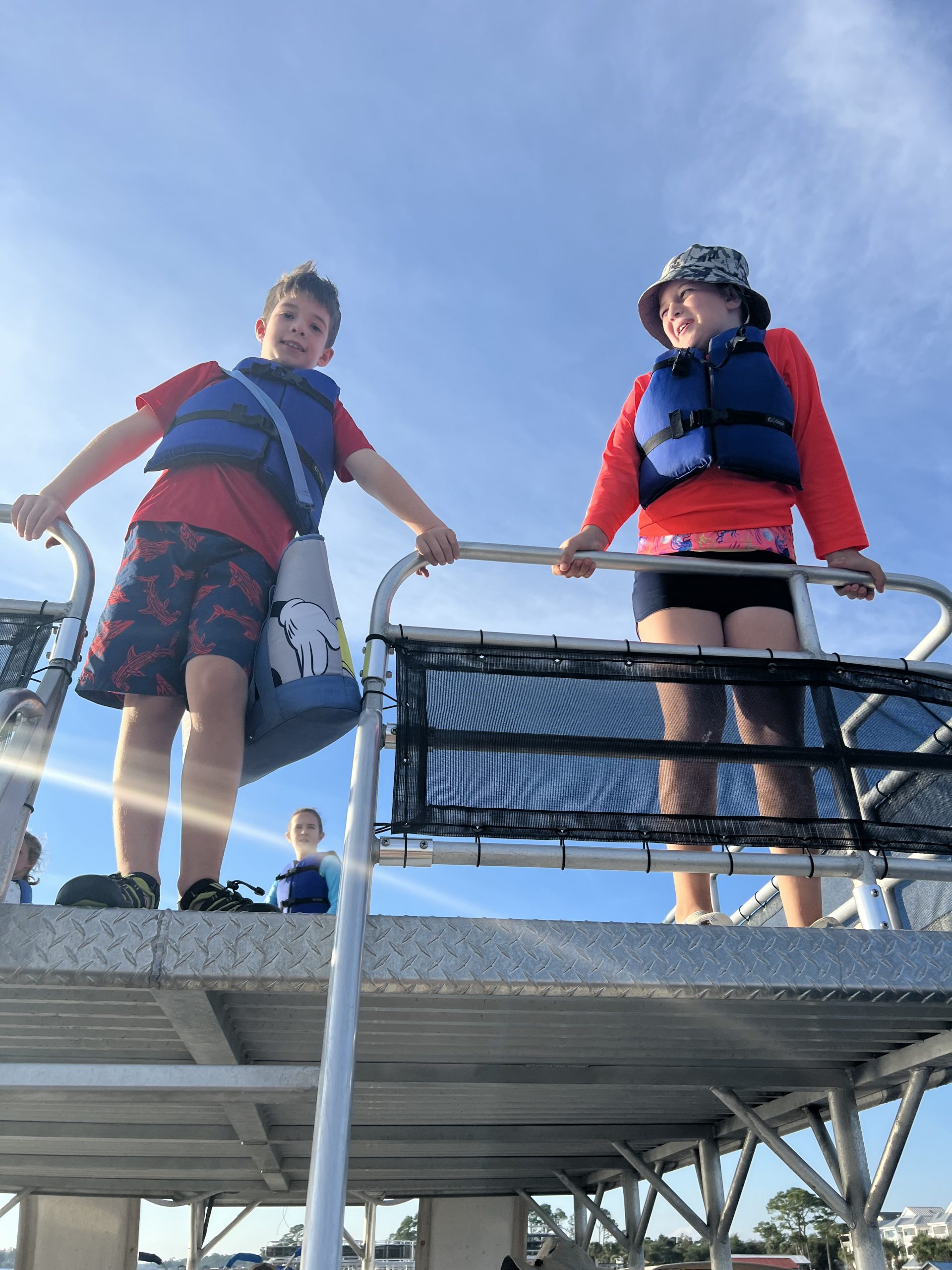 Double Decker pontoon at Shell Island Pontoons Panama City Beach