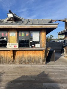 Check-in shack for Shell Island Pontoons and Shuttle