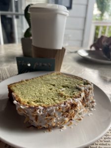 Coffee and matcha loaf