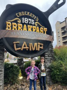 Children at Crockett's Breakfast Camp