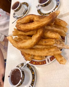 Chocolate and churros