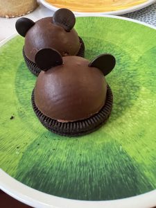 Mickey Mouse mousse at Chef Mickey's