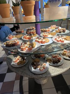 Dessert stand at Chef Mickey's