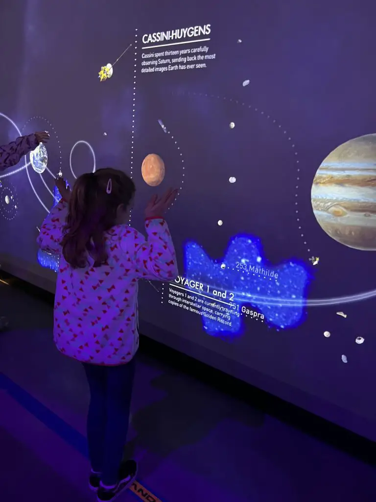 Interactive galaxy at Gateway and Kennedy Space Center