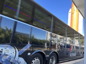 Bus tour at Kennedy Space Center