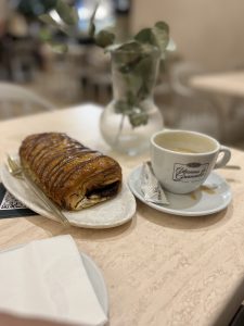 Chocolate croissant from Artesanos de Granada