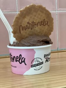 Martonela gelato in Granada, Spain