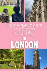 Ways to save money in London