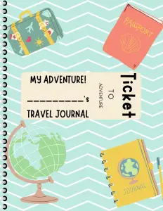 Free kids travel journal