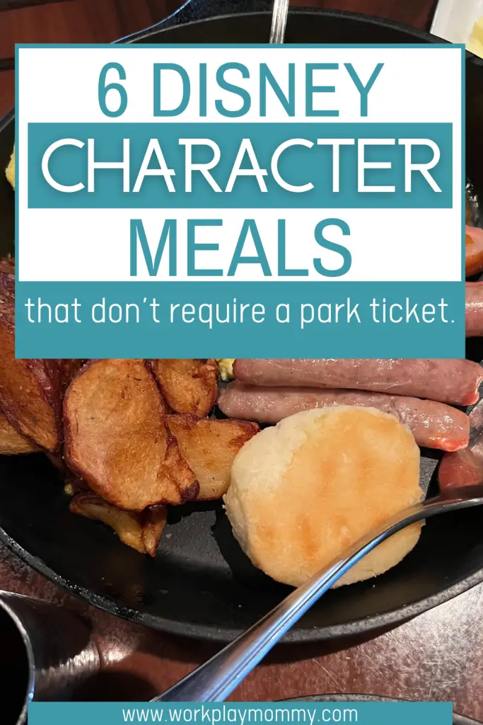 Disney Character Meals that Don't Need a Park Ticket