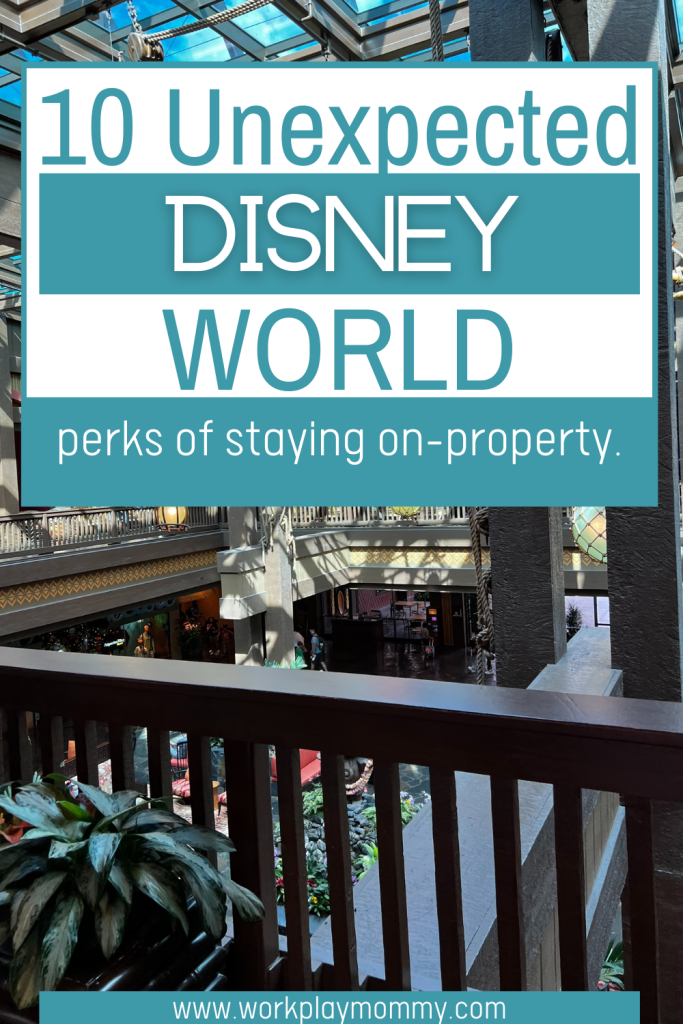 Perks of staying on property at Walt Disney World
