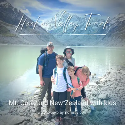 Hooker Valley Track with kids