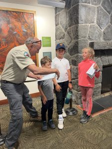 Junior Ranger induction